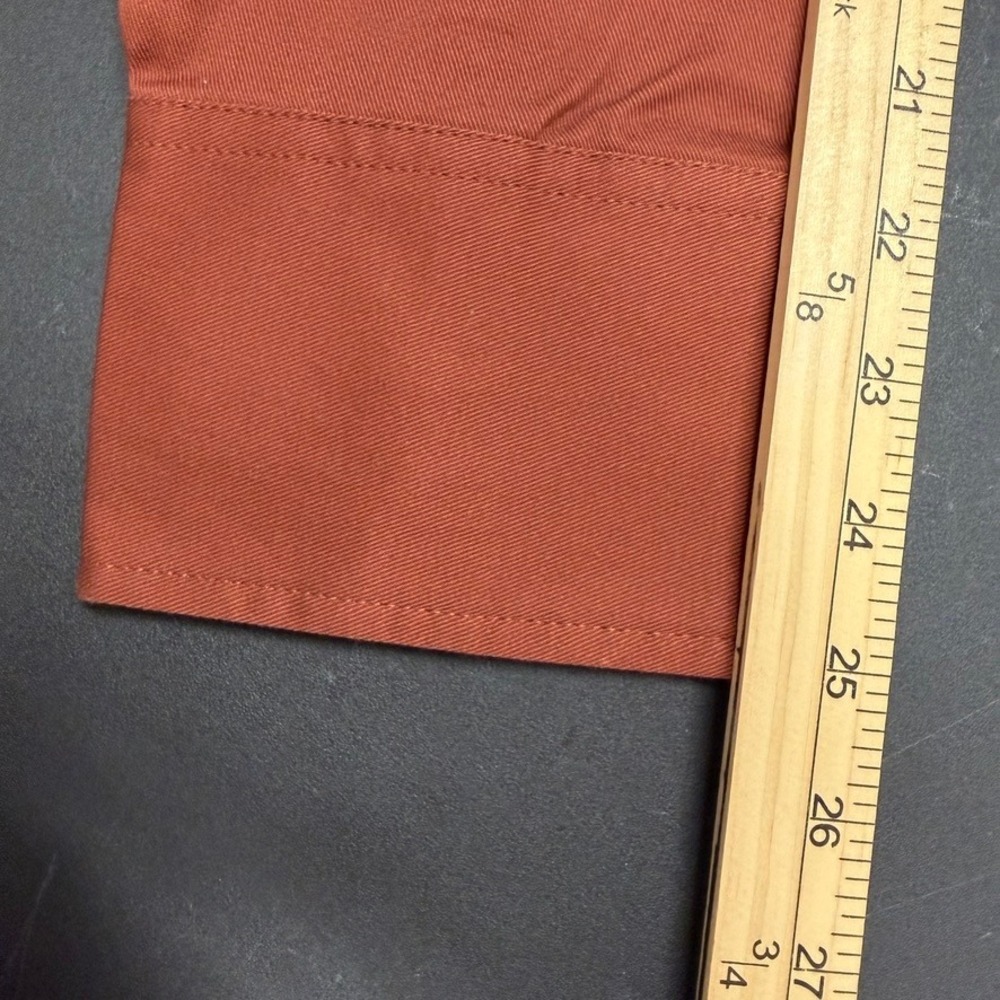 Wrangler Mens 3X Big Western Snap Western Shirt Rust Orange Cotton Twill MS1037E - Picture 11 of 16